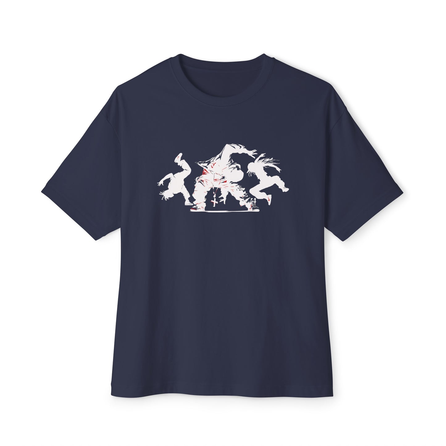 Break Dancers, Unisex Oversized Boxy Tee in 6 Colors