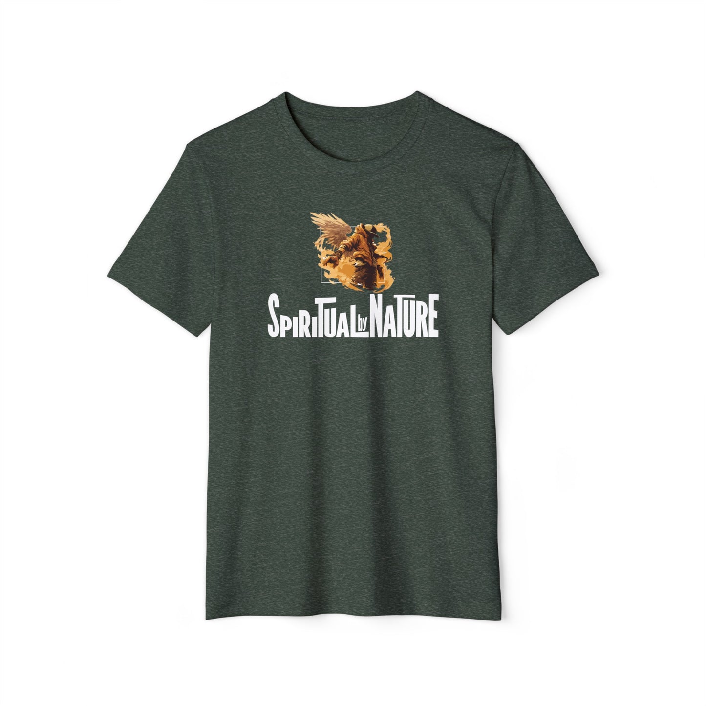 Spiritual by Nature Organic Collection T-shirt, Unisex Recycled Organic T-Shirt, Eco-Spiritual Organic Tee