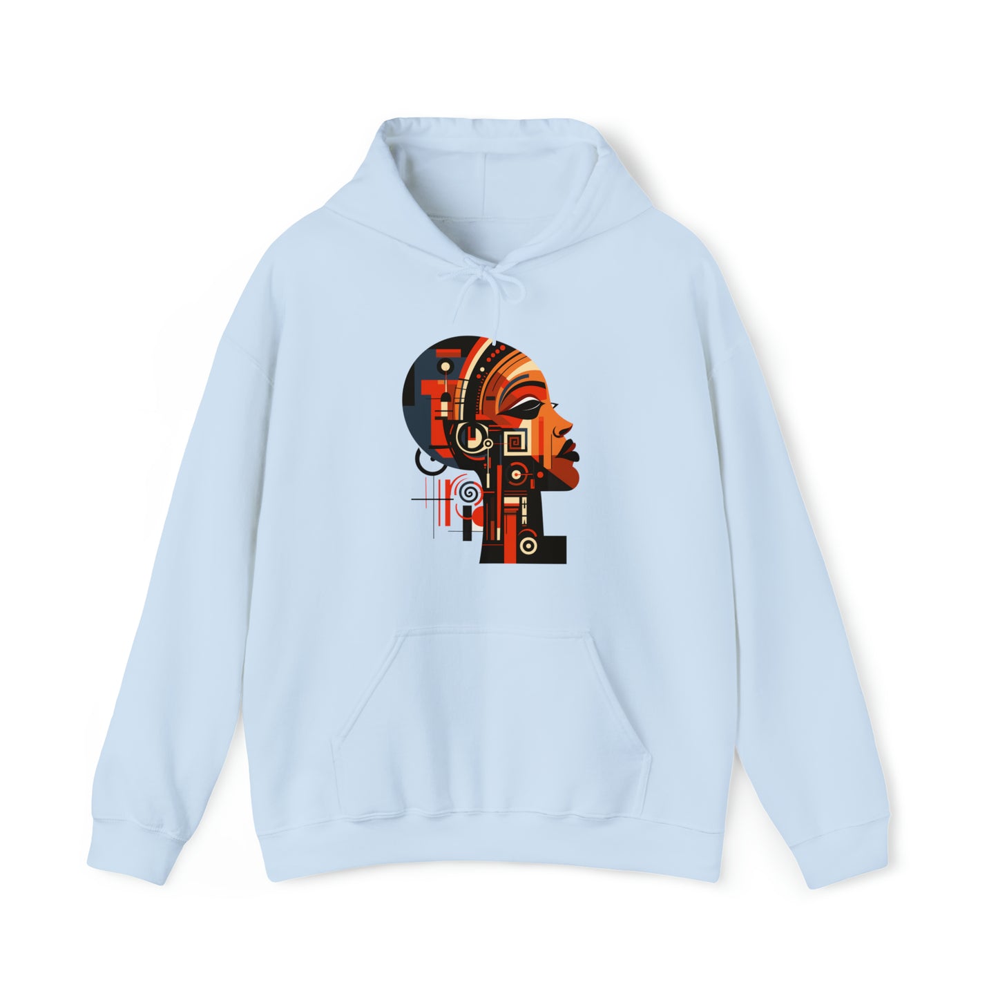 African Queen Cubist Art Unisex Hoodie