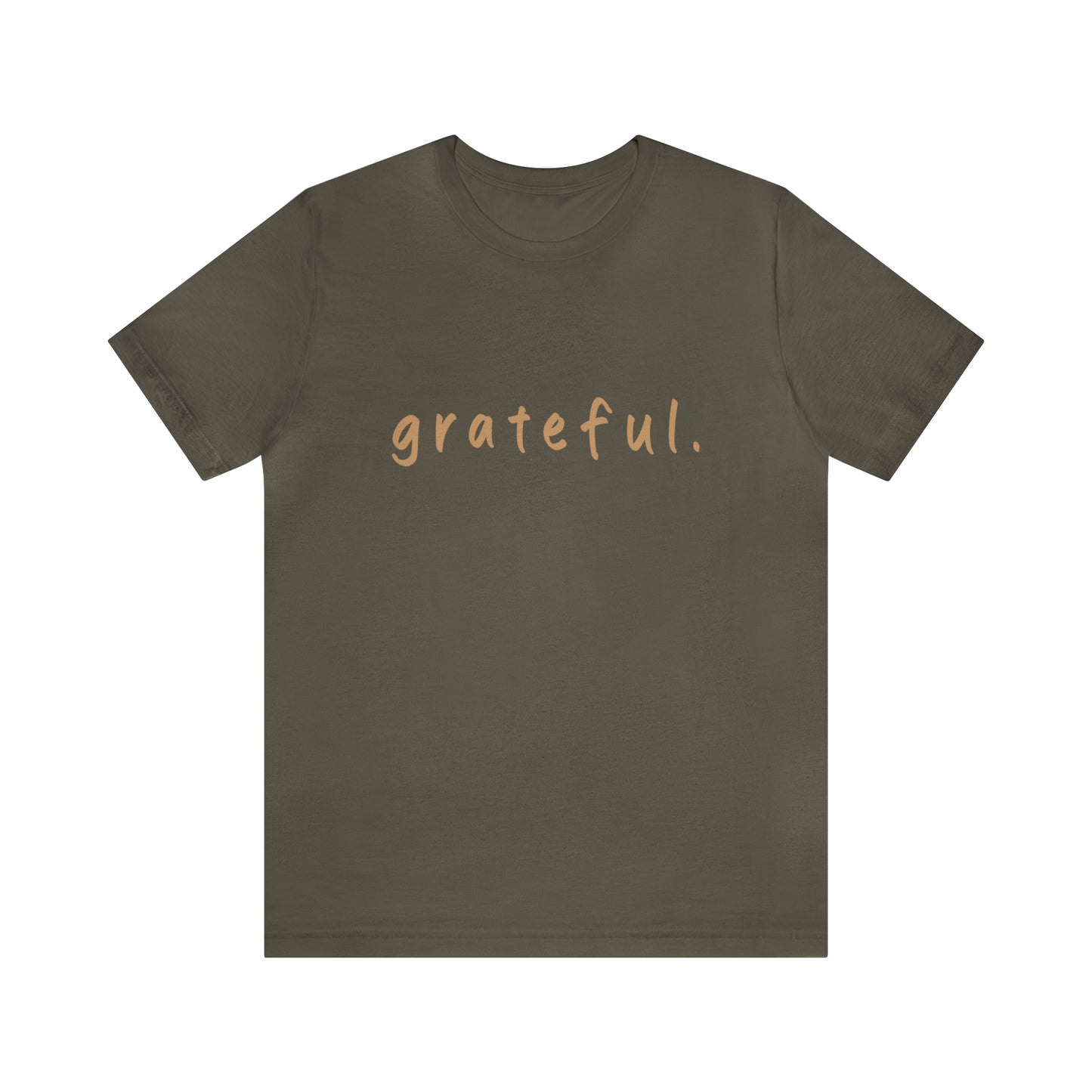 Graphic T-shirt, Tee, Unisex, "Grateful." Mindfulness, Meditation, Yoga, mindfulness, summer spring time, color choices & size, spiritual