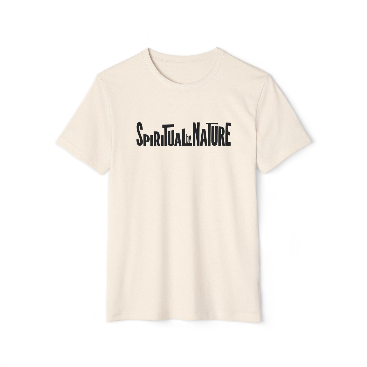 Spiritual by Nature Collection, Unisex Recycled Organic T-Shirt, Eco-Spiritual Organic Tee, Comfort and Style
