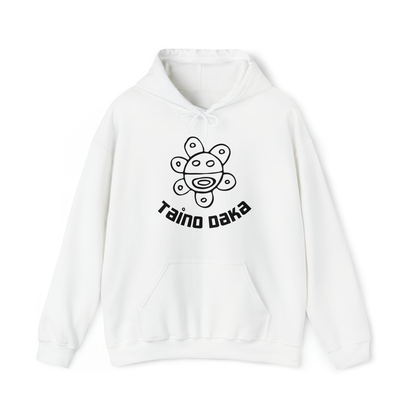 Taino Daka Sun God Unisex Hoodie, Unisex Hoodie with Taino Sun Symbol, Taino Daka (I Am Taino) Puerto Rican Taino Symbol Hoodie