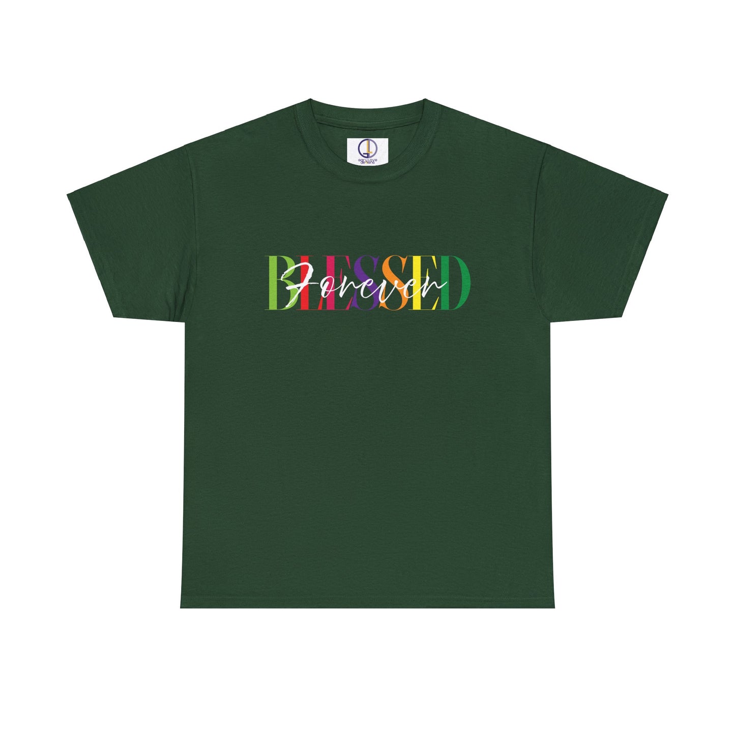 "Forever Blessed", Unisex 100% Cotton T-shirt, Spiritual T-shirt, Graphic Tee