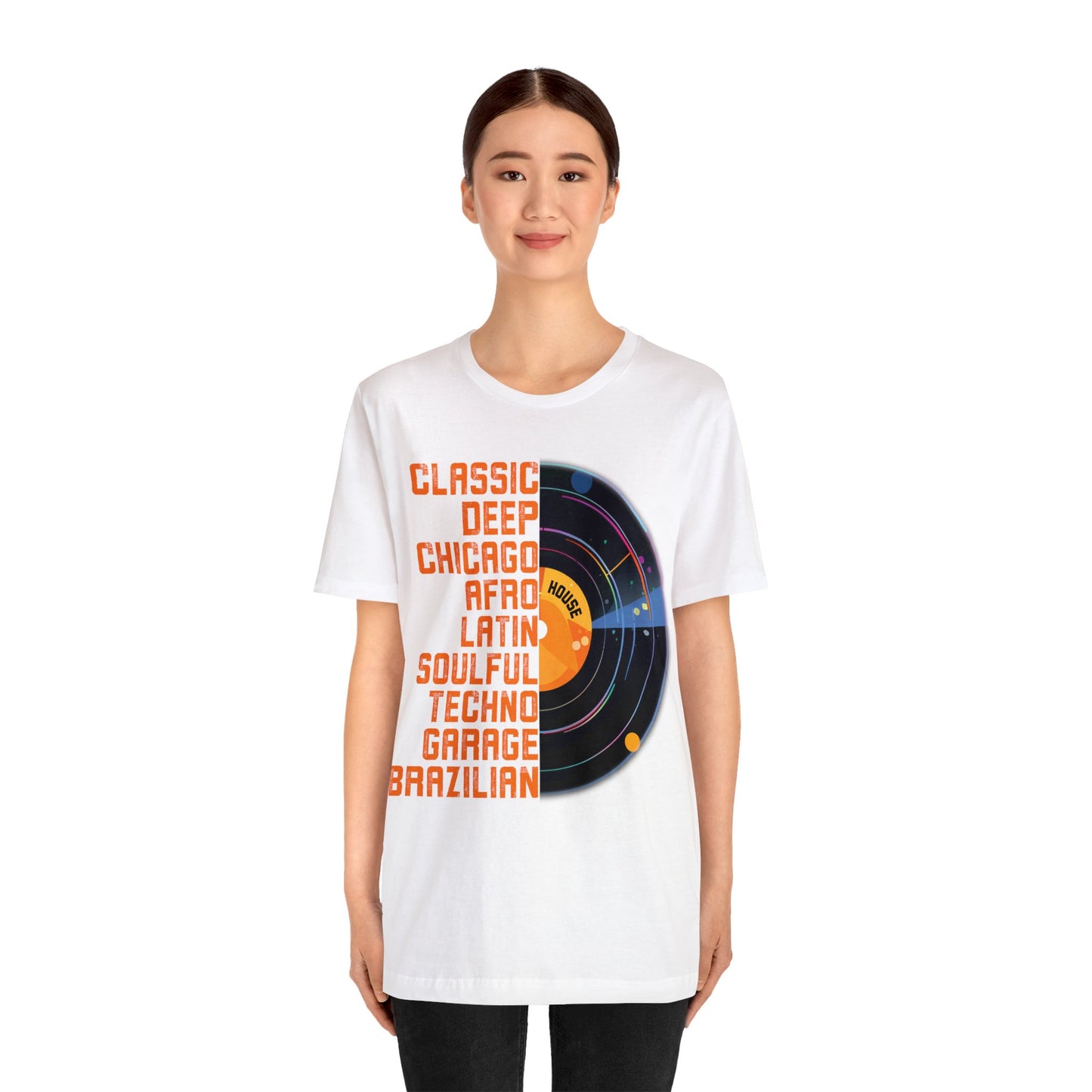 Graphic T-shirt, Tee, Chicago House, Dance Music, Disco, House Music, DJ, Vinyl, House Heads, EDM, Music Lovers Gift, Paradise Garage, Loft