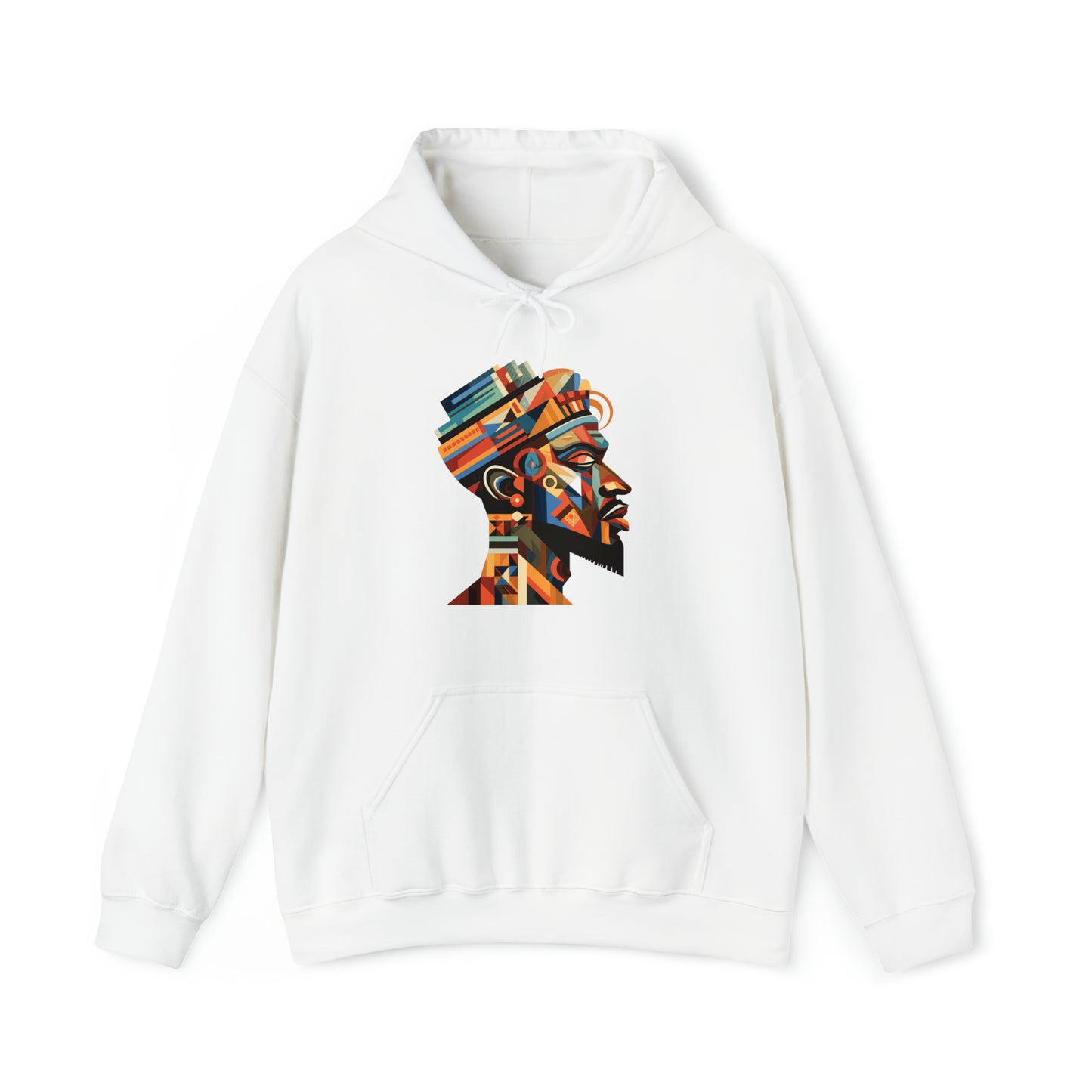 African King Cubist Art Unisex Hoodie