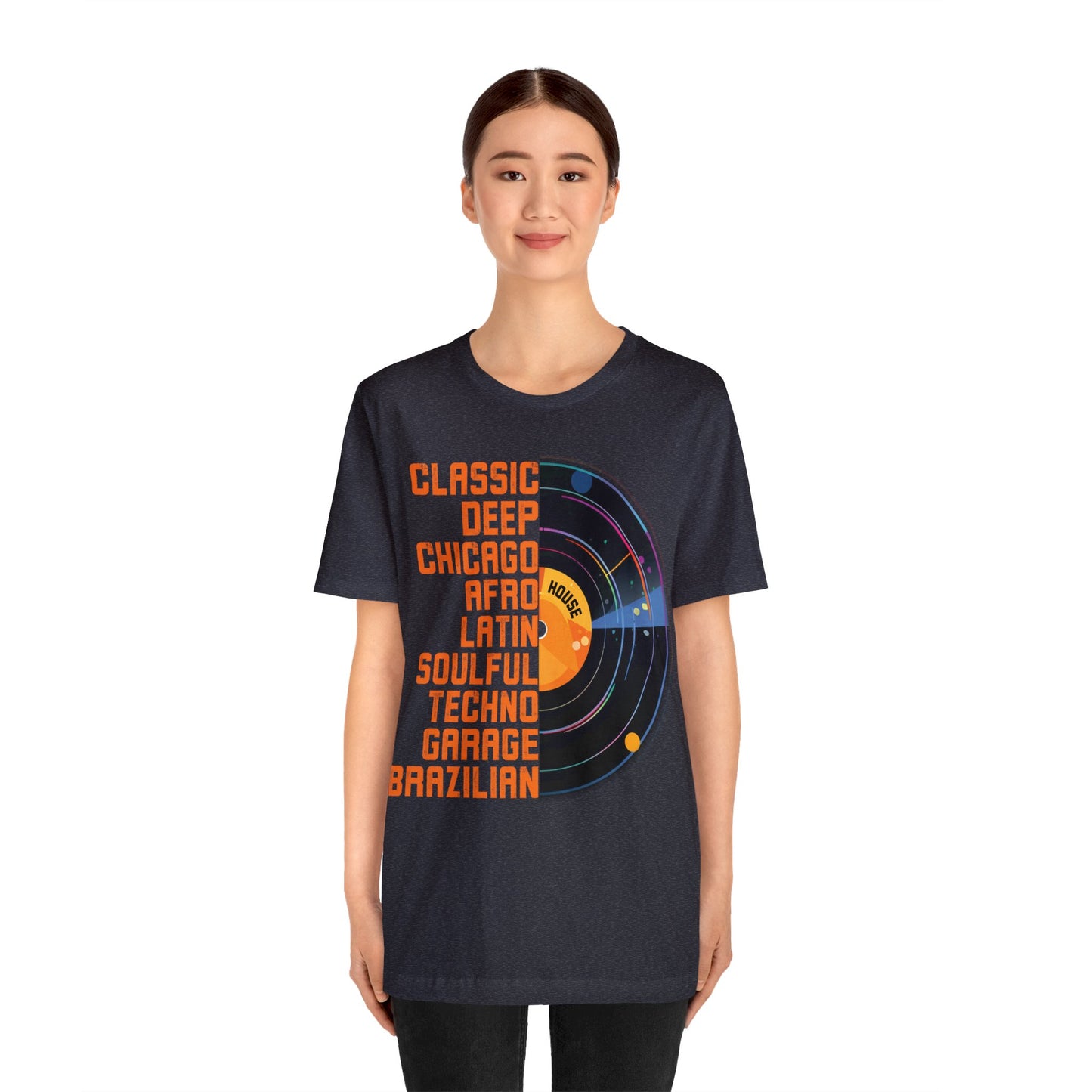 Graphic T-shirt, Tee, Chicago House, Dance Music, Disco, House Music, DJ, Vinyl, House Heads, EDM, Music Lovers Gift, Paradise Garage, Loft