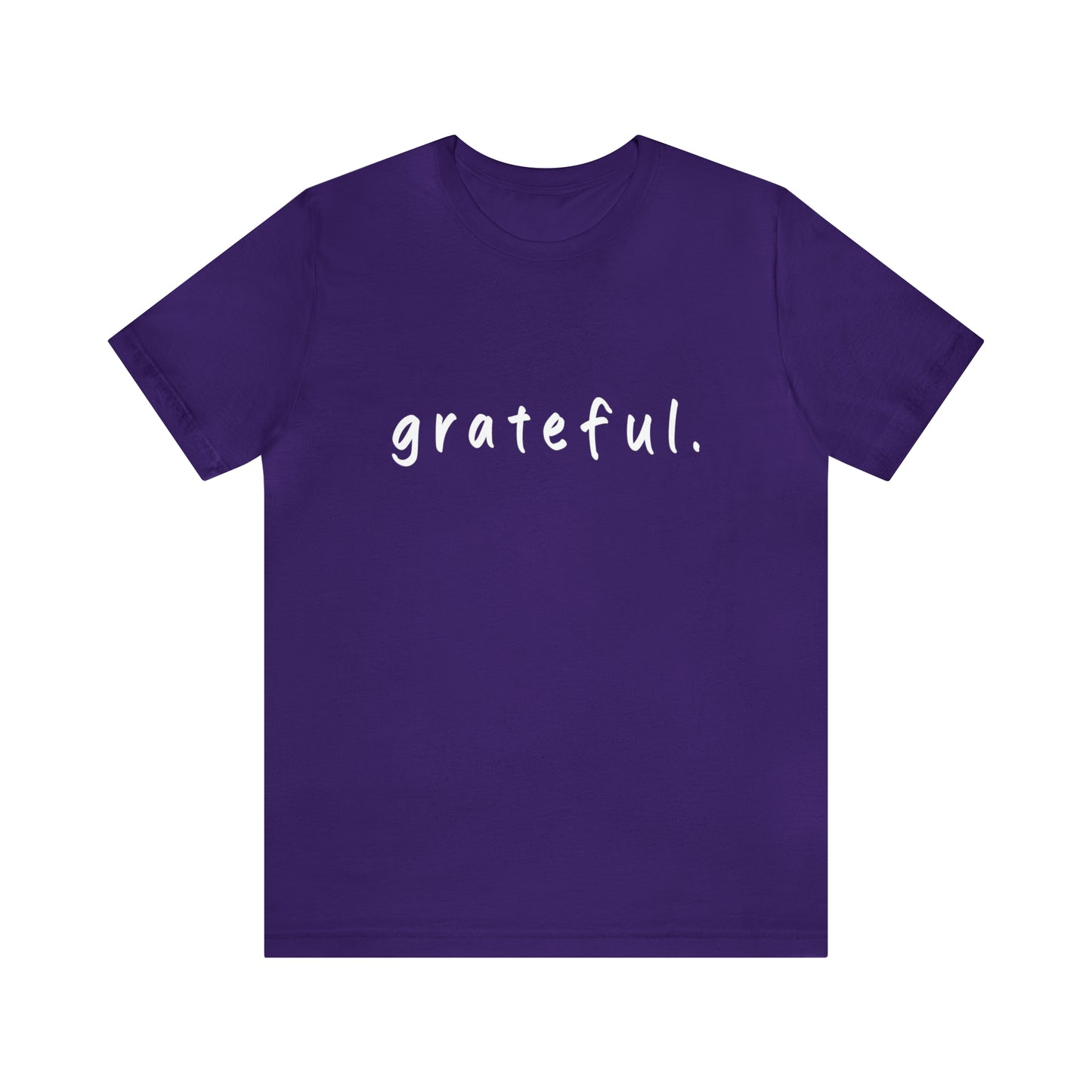 Graphic T-shirt, Tee, Unisex, "Grateful." Mindfulness, Meditation, Yoga, mindfulness, summer spring time, color choices & size, spiritual