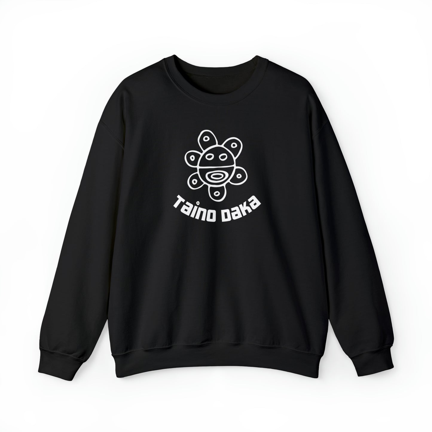 Taino Daka Sun God Unisex Sweatshirt, Unisex Sweatshirt with Taino Sun Symbol, Taino Daka (I Am Taino) Puerto Rican Taino Symbol Top