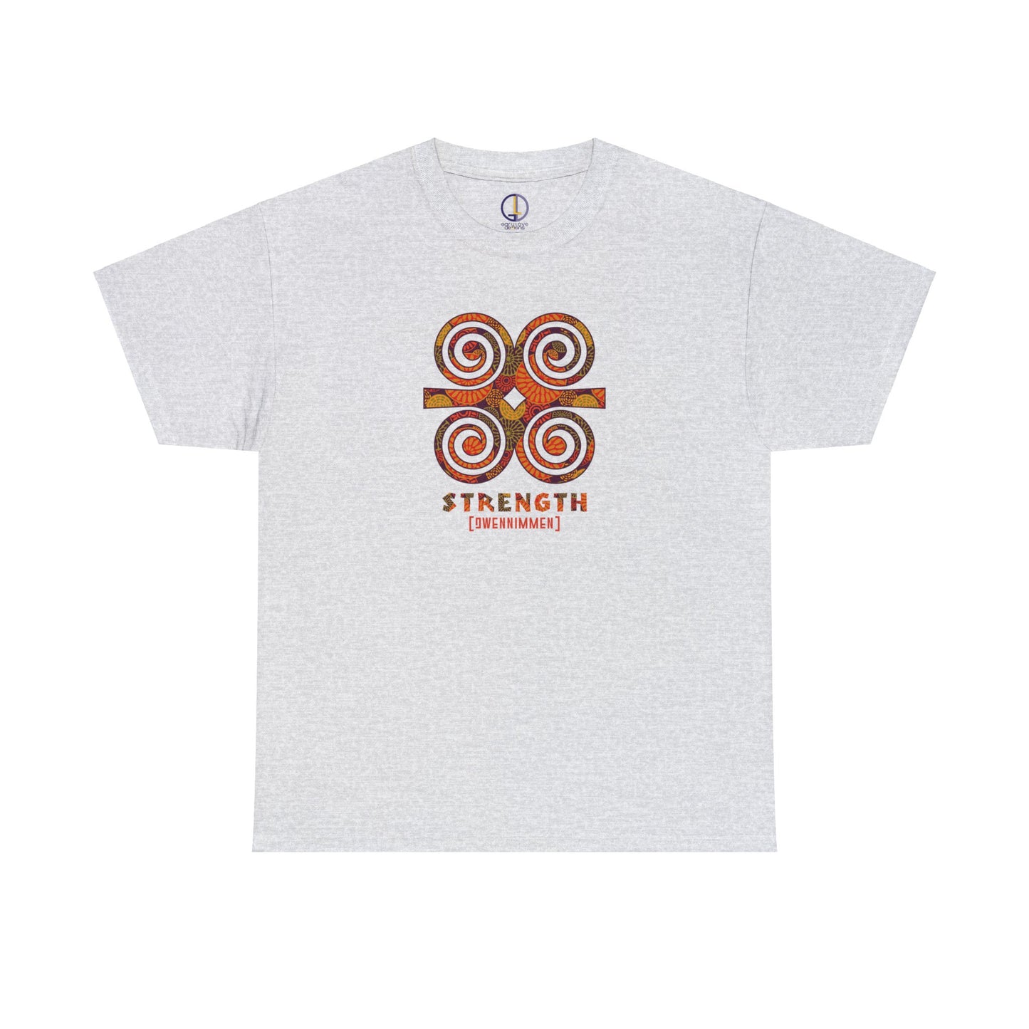 Adinkra Symbol Ghanaian Dweninmmen Symbol Cotton Gilden T-shirt