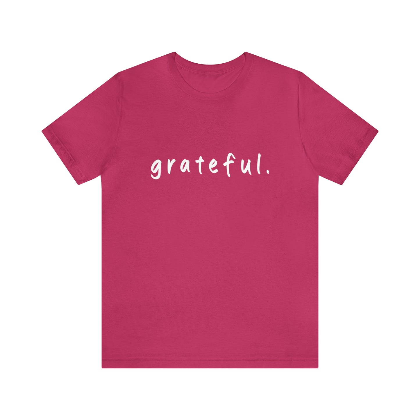 Graphic T-shirt, Tee, Unisex, "Grateful." Mindfulness, Meditation, Yoga, mindfulness, summer spring time, color choices & size, spiritual