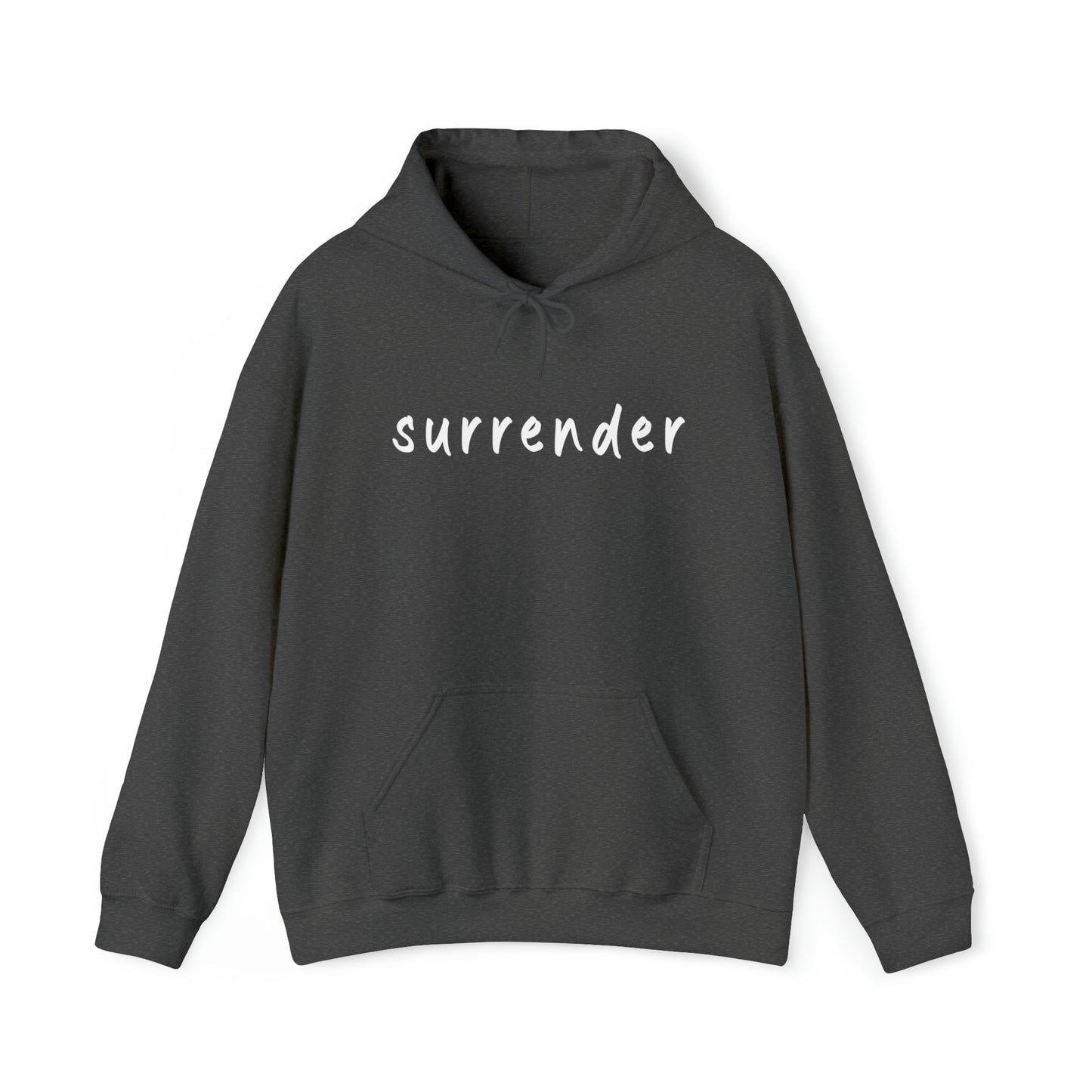 Unisex Hoodie for Recovery and Sobriety, Surrender, Graphic Hoodie for Mindfulness & Spirituality, 12 steps and Spiritual Principles Shirt