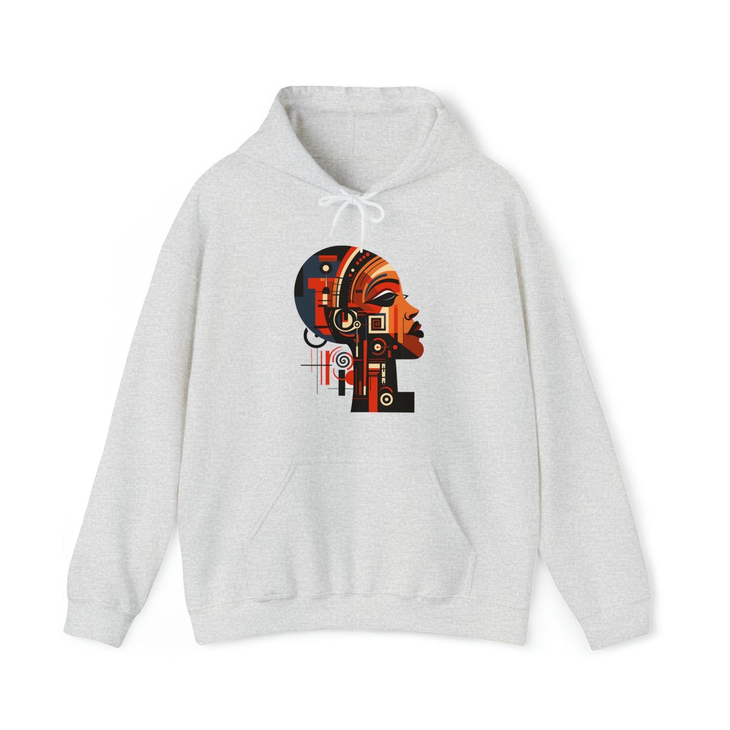 African Queen Cubist Art Unisex Hoodie