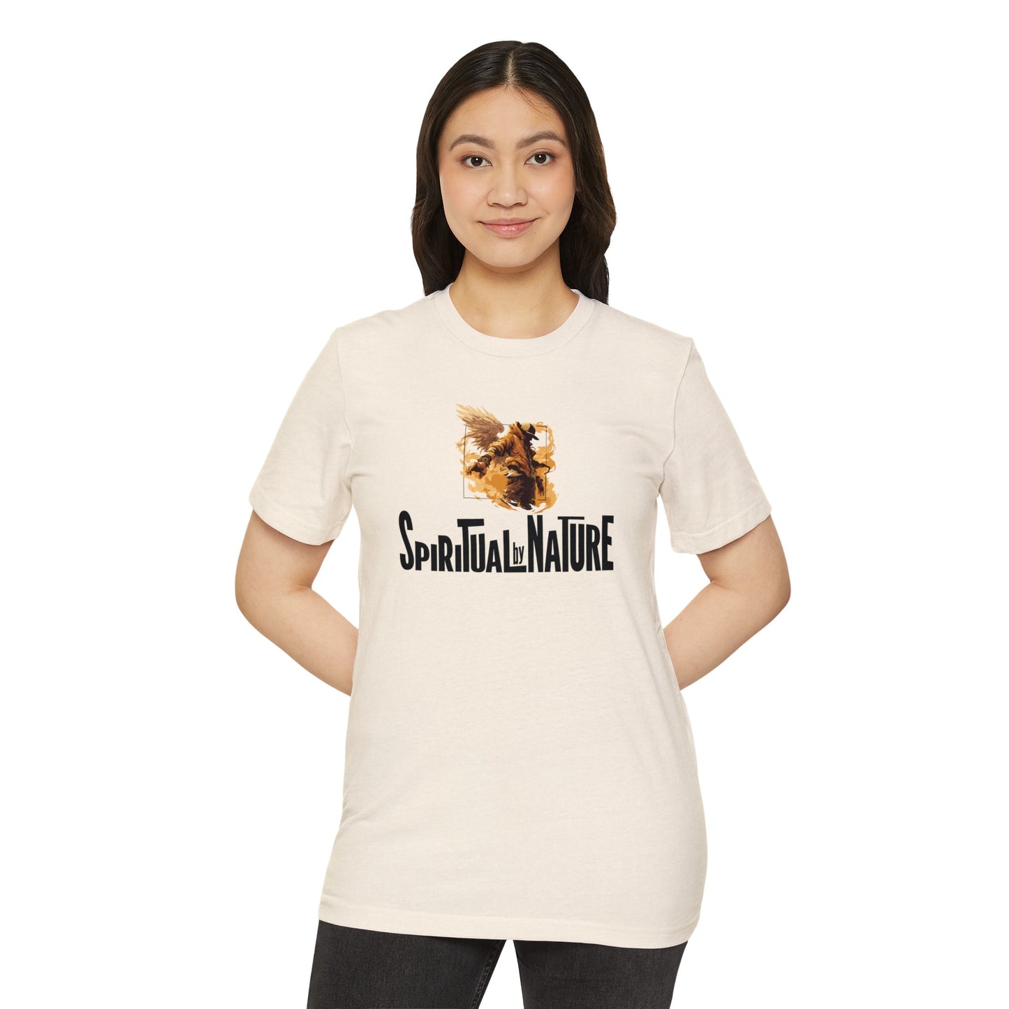 Spiritual by Nature Organic Collection T-shirt, Unisex Recycled Organic T-Shirt, Eco-Spiritual Organic Tee