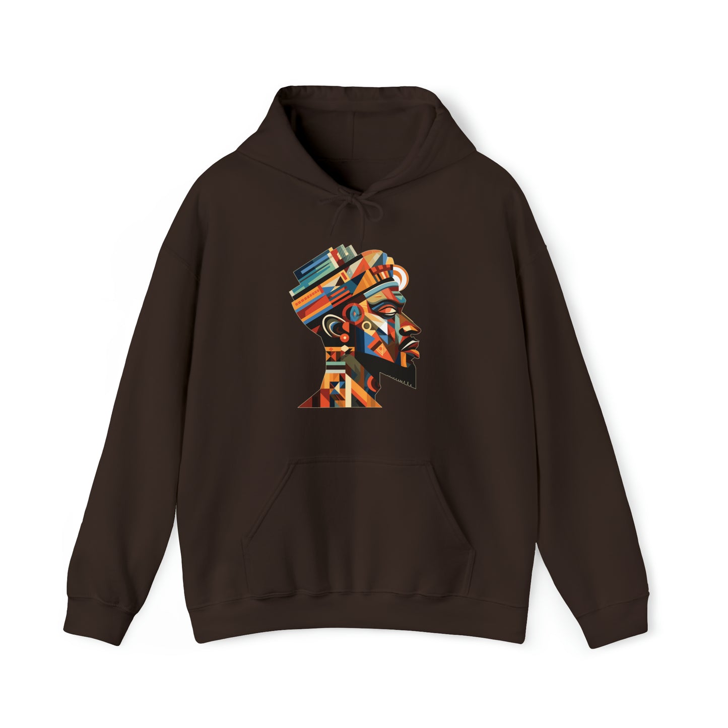 African King Cubist Art Unisex Hoodie
