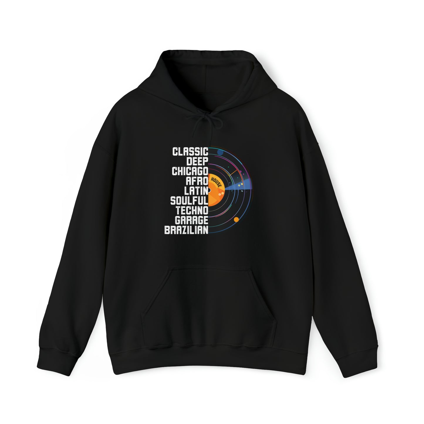 Unisex Hoodie House & Dance Music Shirt, Great Music Lovers Gift, House Music Genres