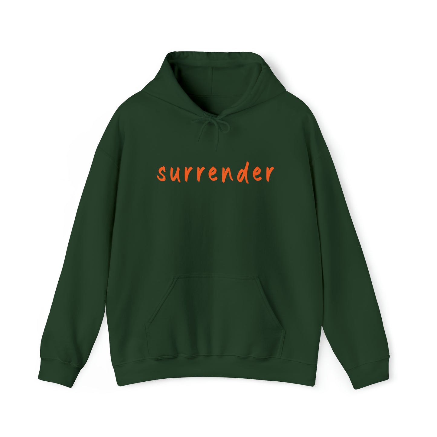 Unisex Hoodie for Recovery and Sobriety, Surrender, Graphic Hoodie for Mindfulness & Spirituality, 12 steps and Spiritual Principles Shirt