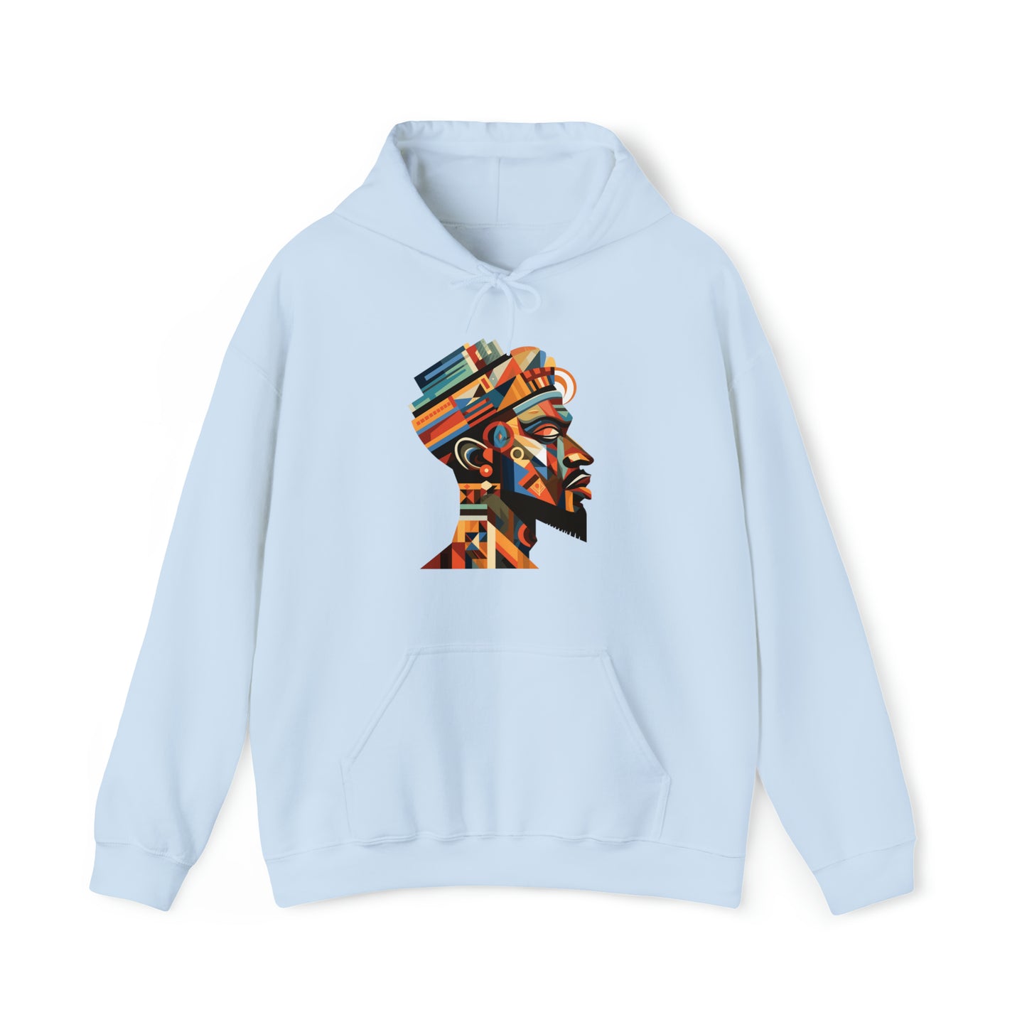 African King Cubist Art Unisex Hoodie
