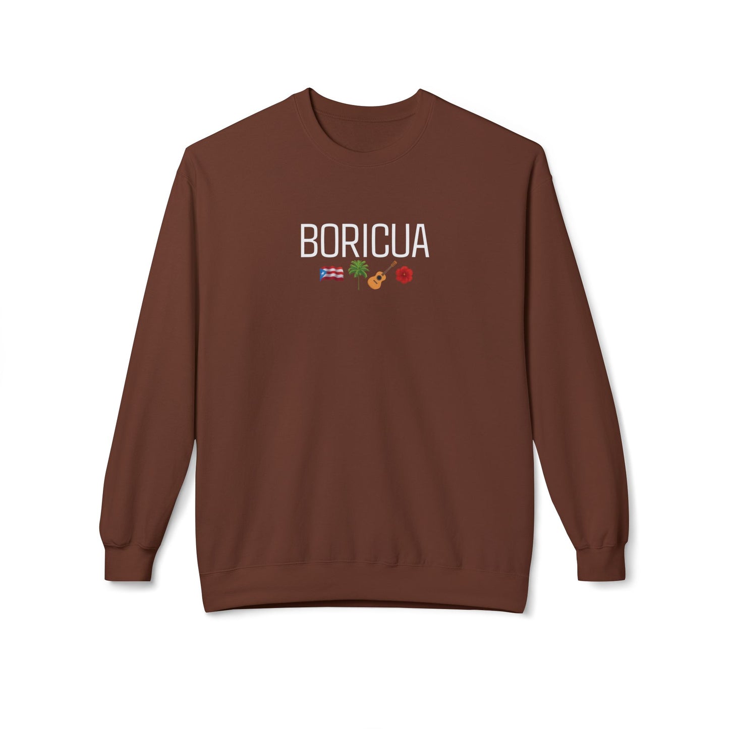 Boricua Puerto Rican Flag Sweatshirt | Unisex Heritage Crewneck | Island Pride Pullover | Fall Winter Fashion