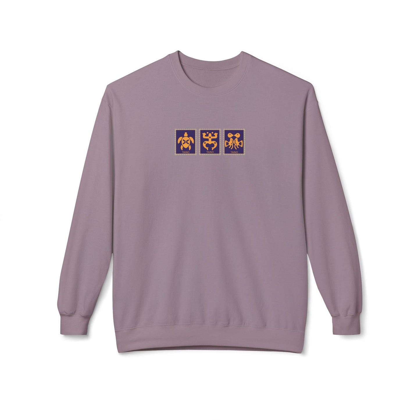 Taino Symbol Stamp Design Sweatshirt | Graphic Rican Heritage Sweater | Unisex Crewneck Pullover, Puerto Rico Shirt, Sizes S-4XL