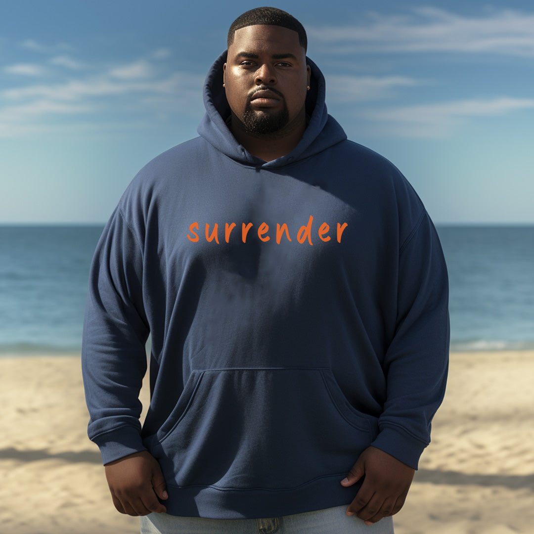 Unisex Hoodie for Recovery and Sobriety, Surrender, Graphic Hoodie for Mindfulness & Spirituality, 12 steps and Spiritual Principles Shirt