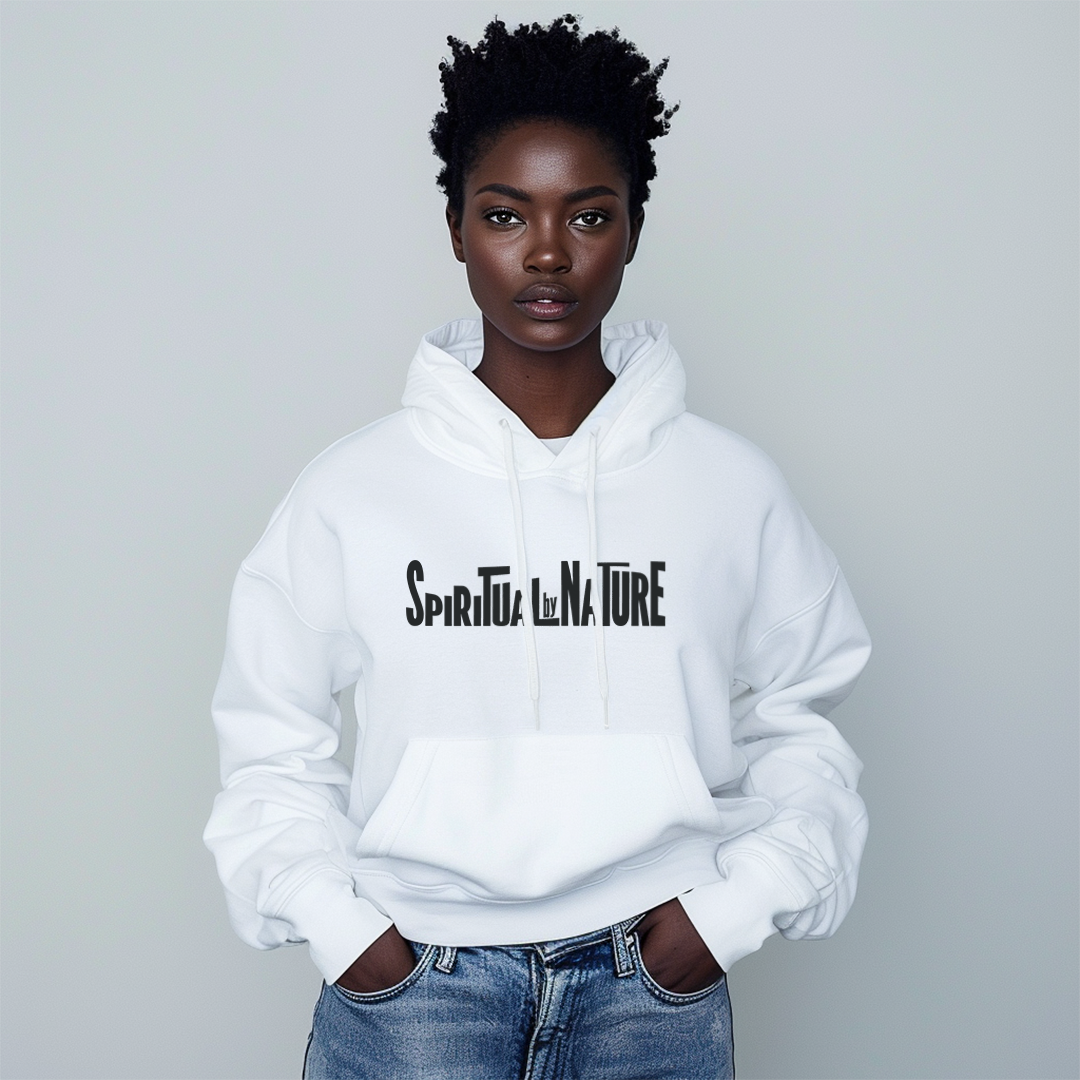 Spiritual by Nature Premium eco hoodie, Harmony Eco Hoodie: Sustainable Comfort in Every Layer