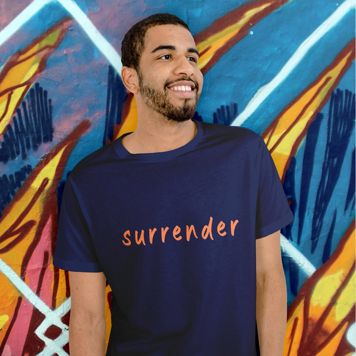 Unisex Recovery T-shirt, "Surrender", Spirituality, Recovery Principles, 12 Steps  Sobriety Shirt