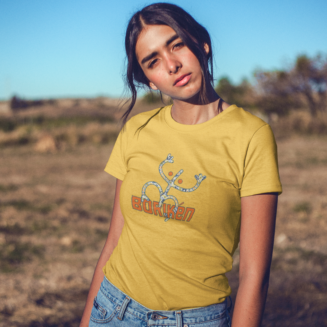 Taino Boriken Unisex Sweatshirt, Sweatshirt with Taino Coqui Symbol, Puerto Rican Taino Symbol Pullover Top