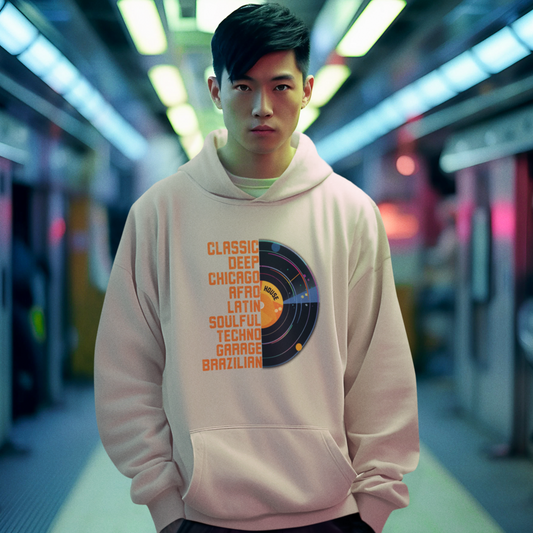 Unisex Hoodie House & Dance Music Shirt, Great Music Lovers Gift, House Music Genres