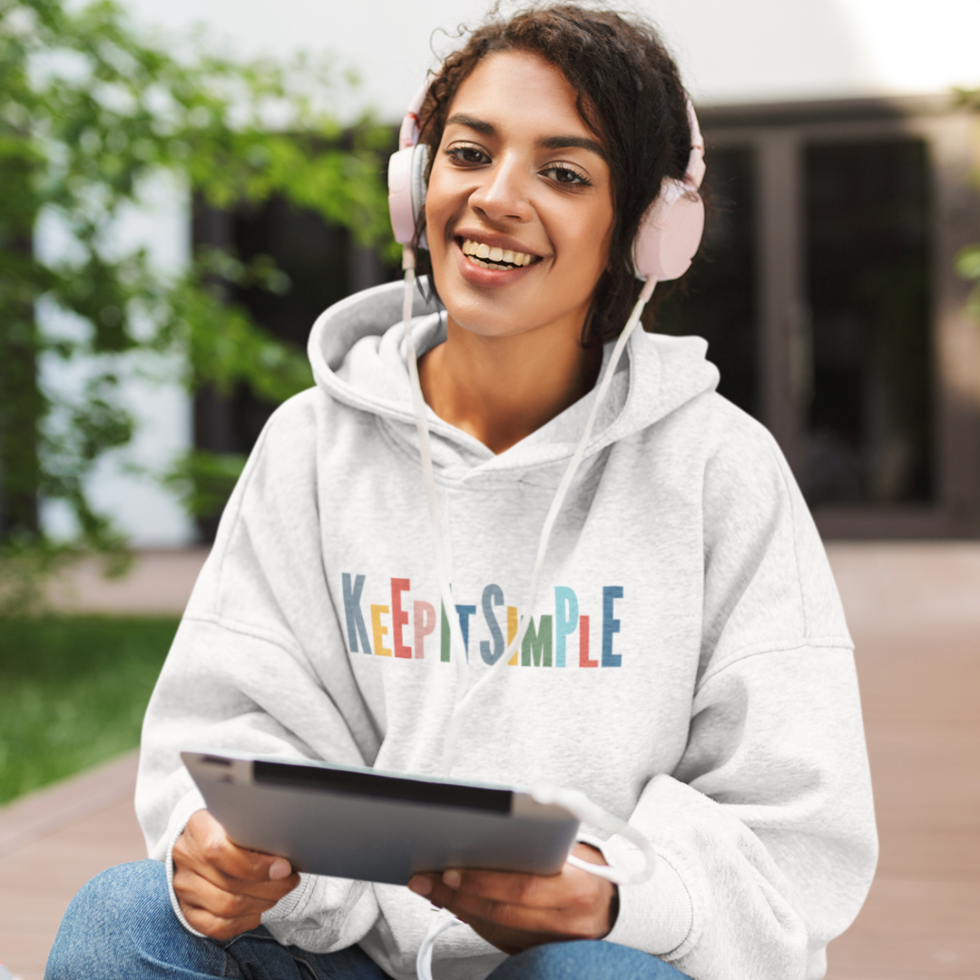 Unisex Recovery Hoodie, Keep It Simple, Spirituality, Recovery Principles, 12 Steps Shirt, Sobriety Anniversary Gift