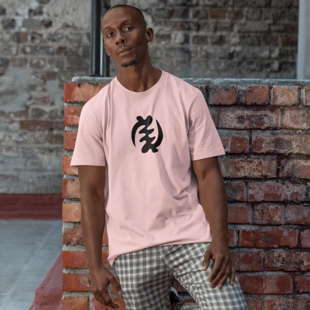 Ghanaian Gye Nyame Symbol, Adinkra Symbol Top, Colorful cotton t-shirt, African Summer Shirt, Ghana Trip