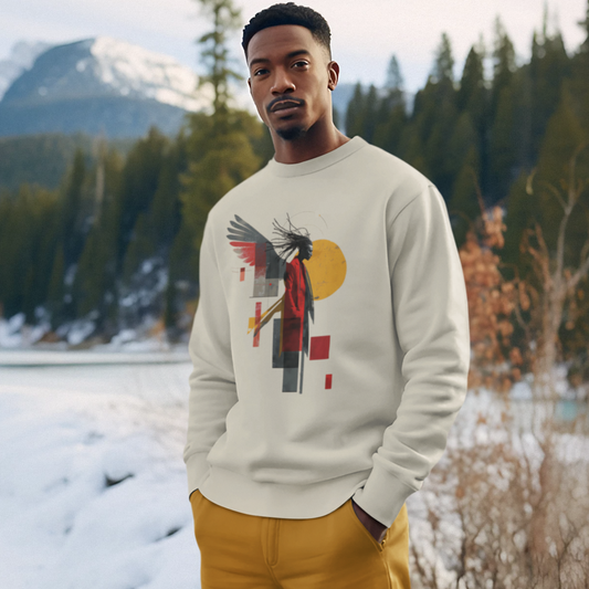 Urban Art Crewneck Sweatshirt - Unisex Stylish Comfort, Perfect for Everyday Wear, Gift for Art Lovers, Cozy Streetwear