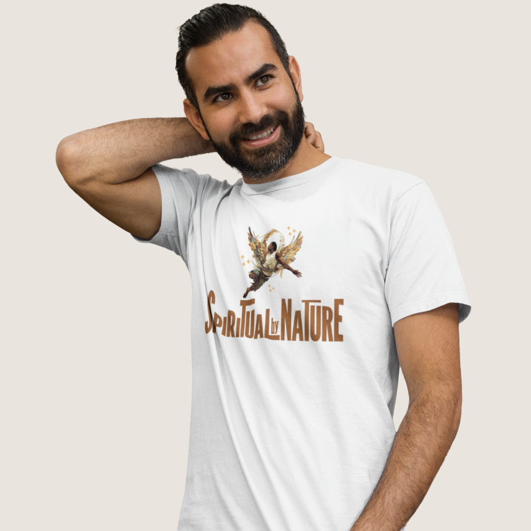 Spiritual by Nature Collection, Unisex Recycled Organic T-Shirt, Eco-Spiritual Organic Tee, Comfort and Style