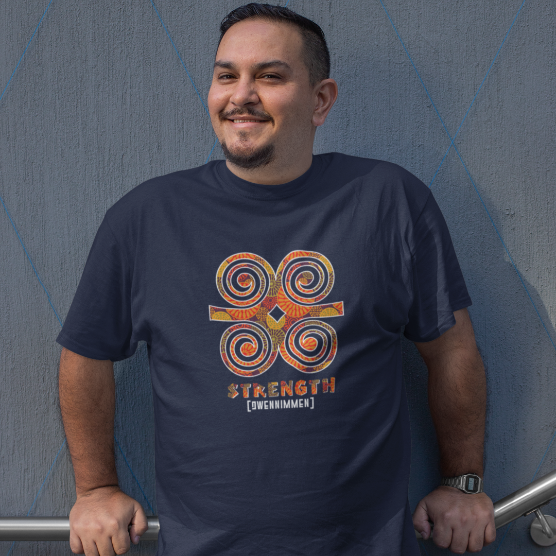 Adinkra Symbol Ghanaian Dweninmmen Symbol Cotton Gilden T-shirt