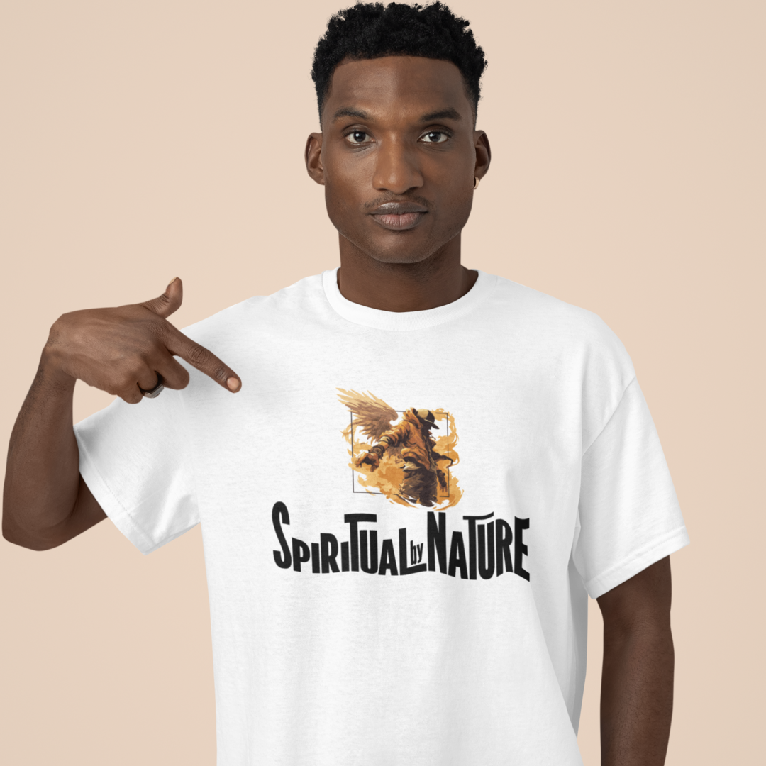 Spiritual by Nature Organic Collection T-shirt, Unisex Recycled Organic T-Shirt, Eco-Spiritual Organic Tee