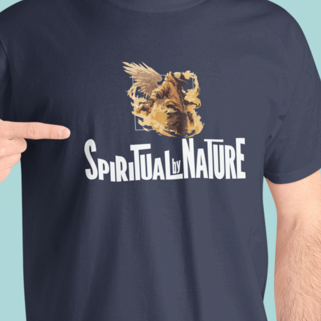 Spiritual by Nature Organic Collection T-shirt, Unisex Recycled Organic T-Shirt, Eco-Spiritual Organic Tee