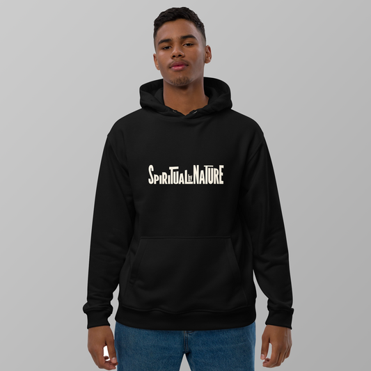 Spiritual by Nature Premium eco hoodie, Harmony Eco Hoodie: Sustainable Comfort in Every Layer