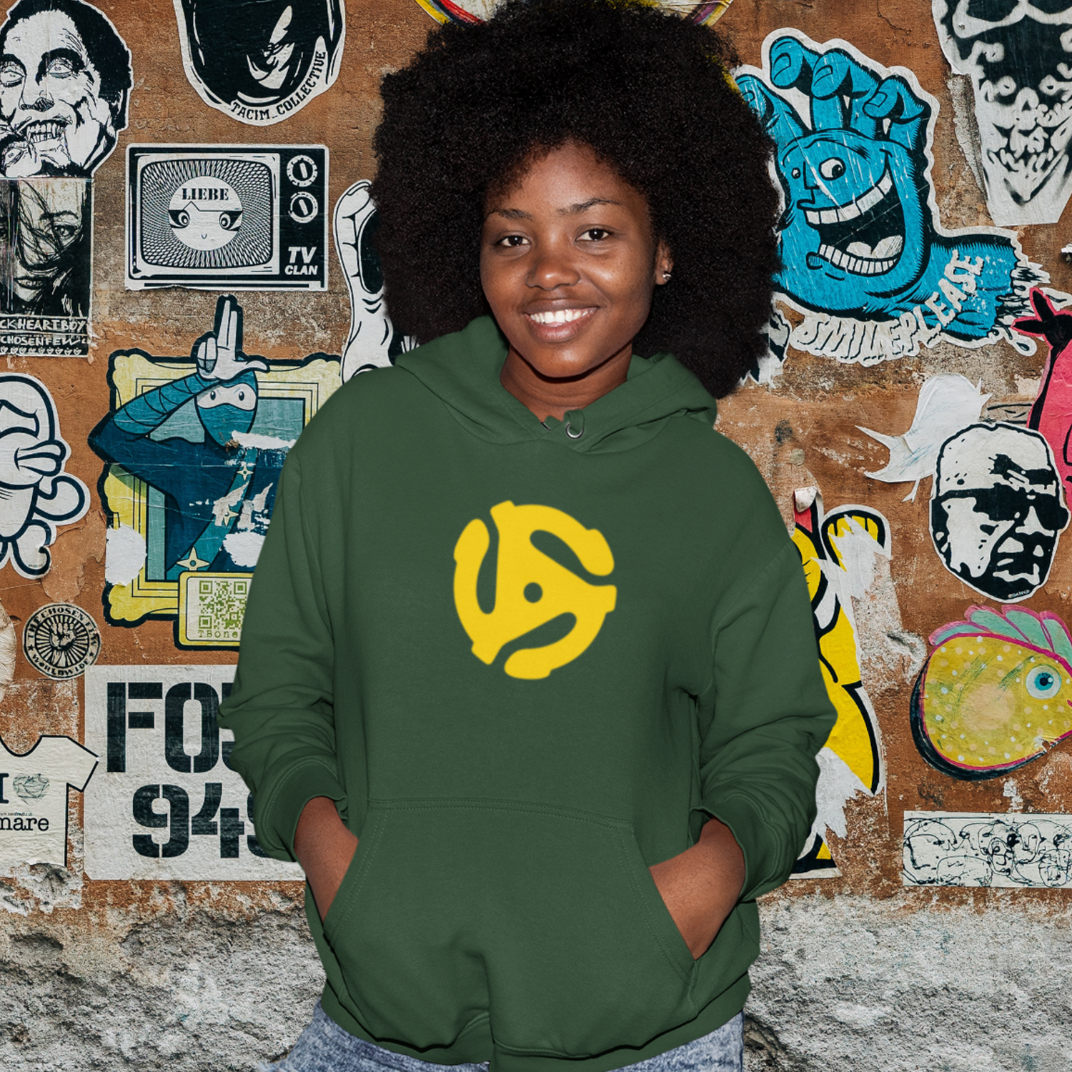 45 Adapter House Head Hoodie