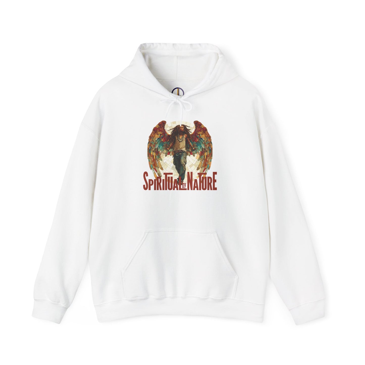 Spiritual By Nature Unisex Hoodie, Dread Lock Angel