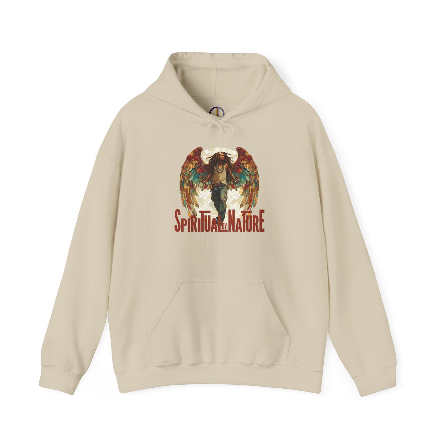 Spiritual By Nature Unisex Hoodie, Dread Lock Angel