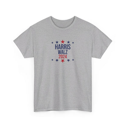 Harris Walz 2024 100% Unisex Cotton T-Shirt, Election tee, Kamala Harris 2024, Presidential Election