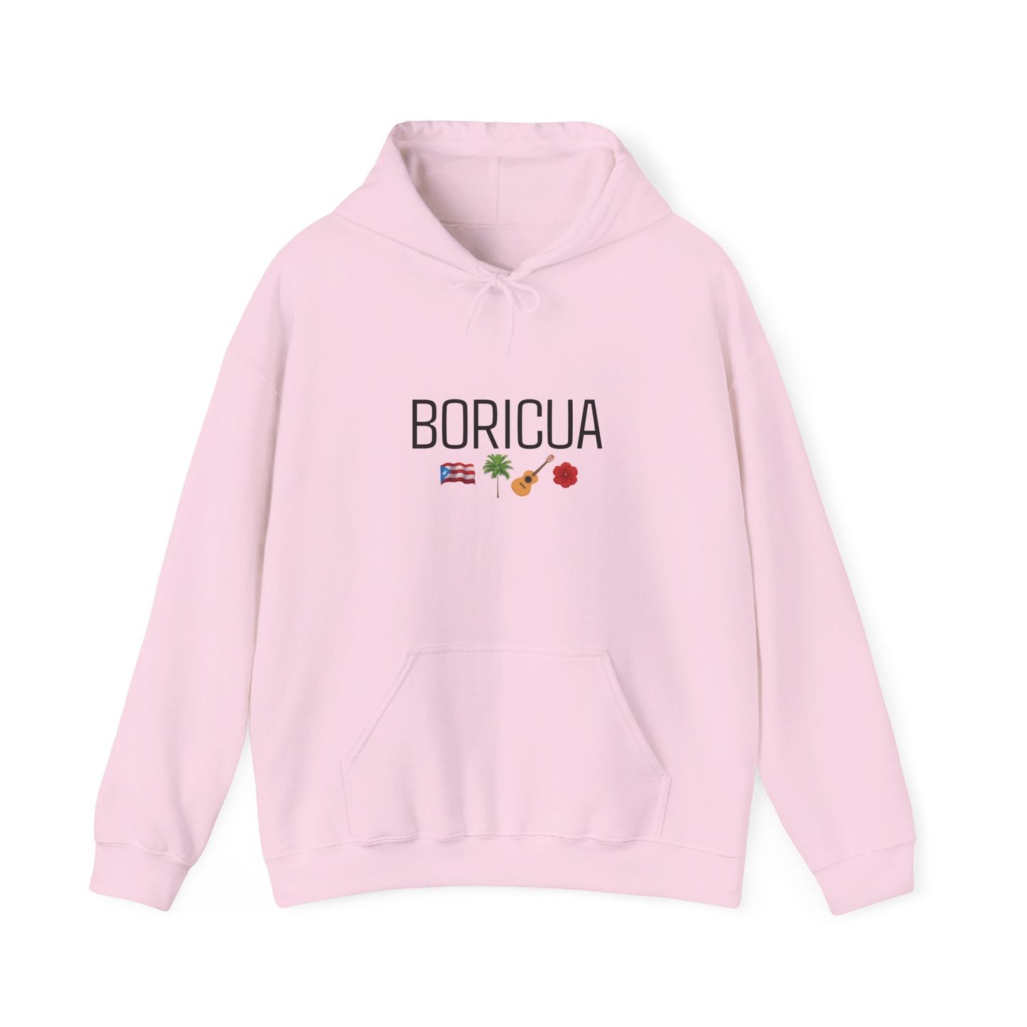 Boricua Puerto Rican Hoodie | Unisex Sweatshirt with Iconic Symbols | Island Pride Pullover Top | Fall Winter Sweater | Puerto Rican Shirt,