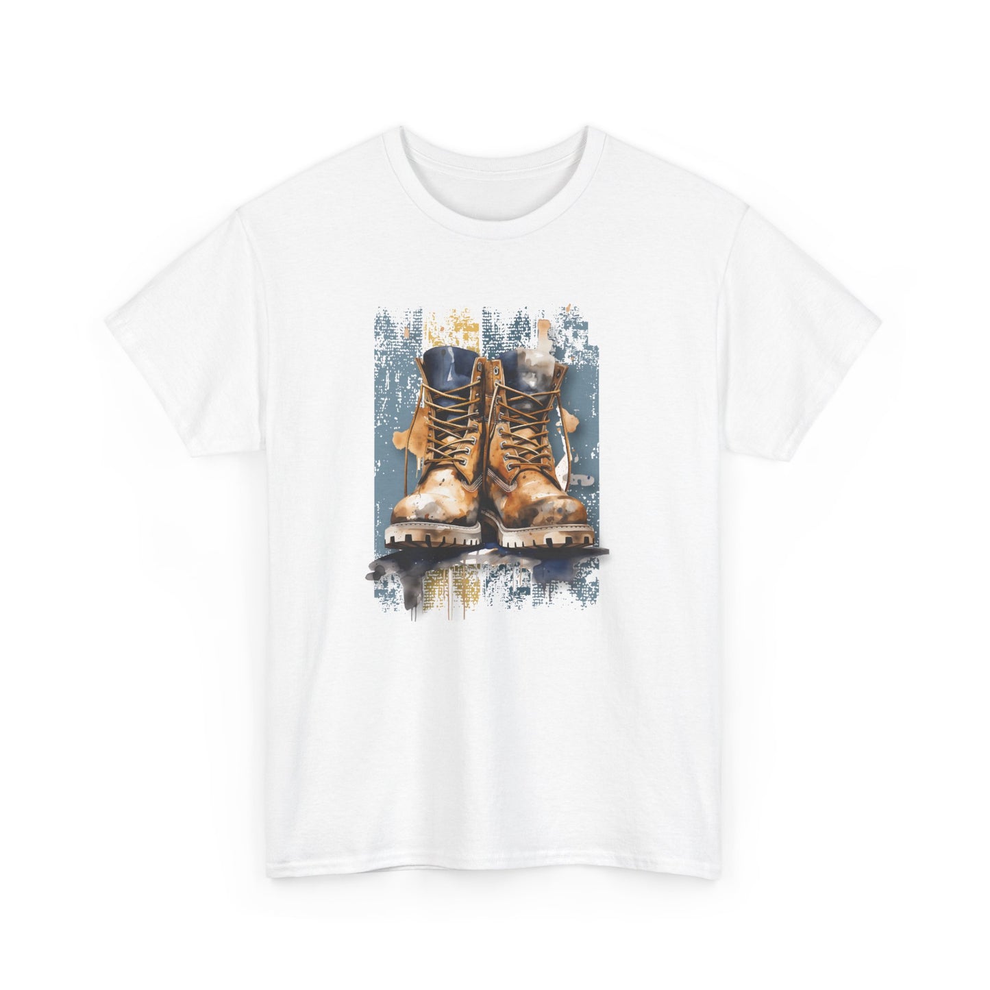 Urban Boots, Tim Style Unisex T-shirt, Art on Apparel with a City Lifestyle - Grunge Aesthetic Tee, Streetwear top