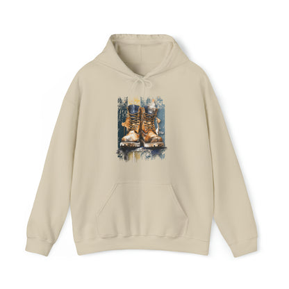 Unisex Hoodie Art on Apparel with City Life Tapestry Collection