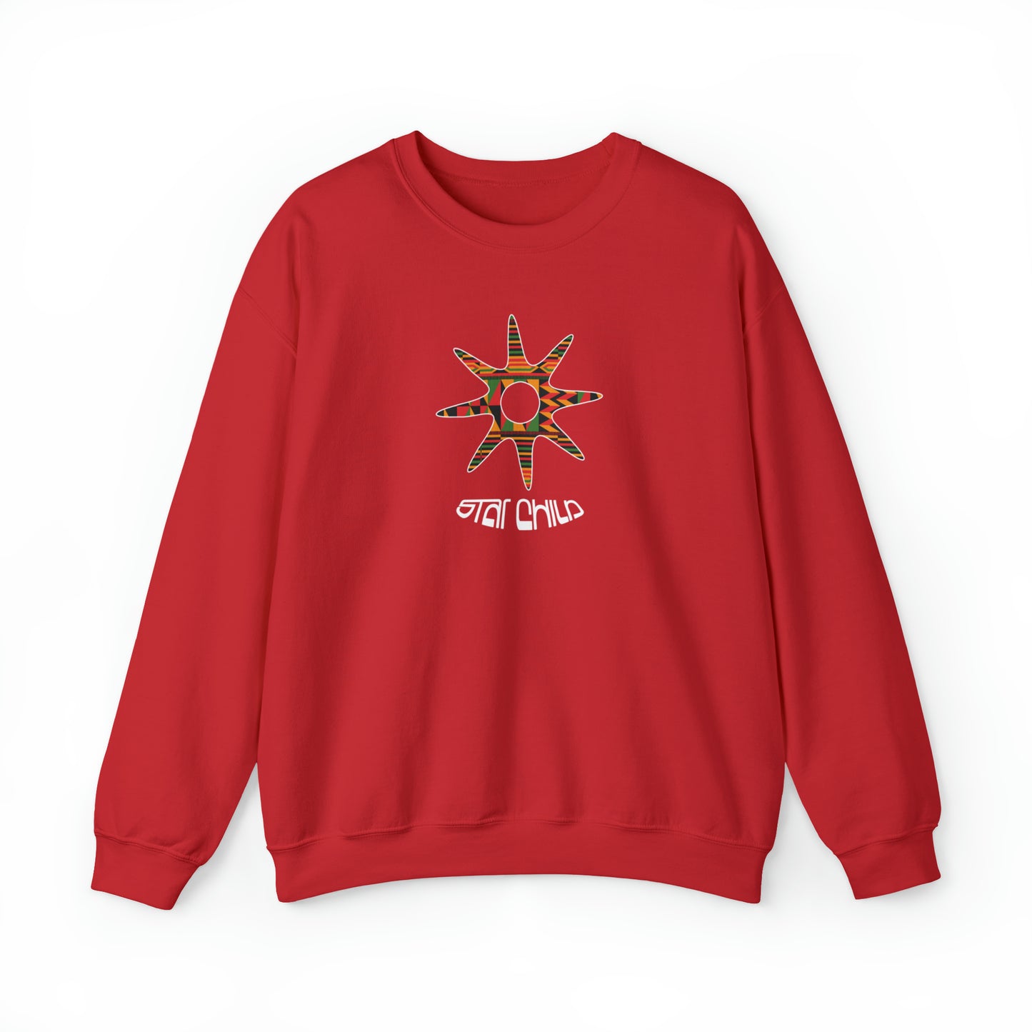 Adinkra Symbol Unisex Sweatshirt with West African Ghanaian Symbols, Nsoromma Ghanaian symbol