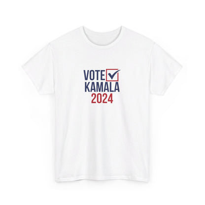 Vote Kamala 2024 100% Unisex Cotton T-Shirt, Election tee, Harris Walz 2024, Presidential Election