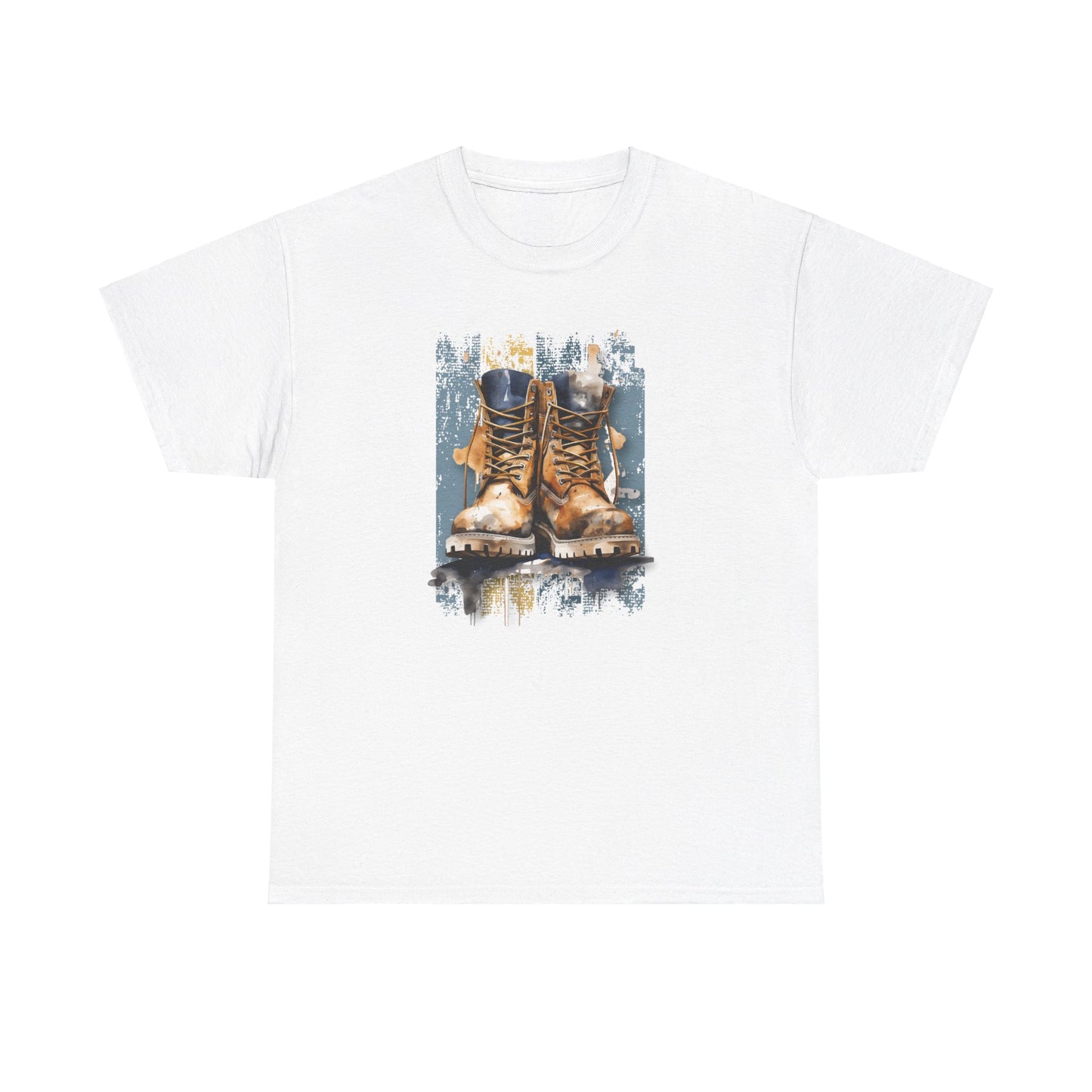 Urban Boots, Tim Style Unisex T-shirt, Art on Apparel with a City Lifestyle - Grunge Aesthetic Tee, Streetwear top