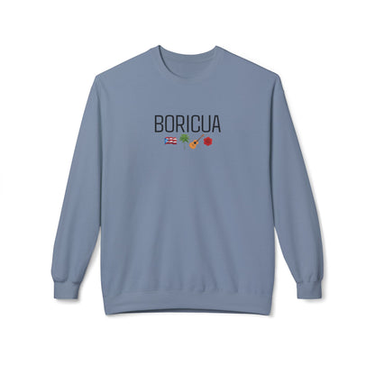 Boricua Puerto Rican Flag Sweatshirt | Unisex Heritage Crewneck | Island Pride Pullover | Fall Winter Fashion