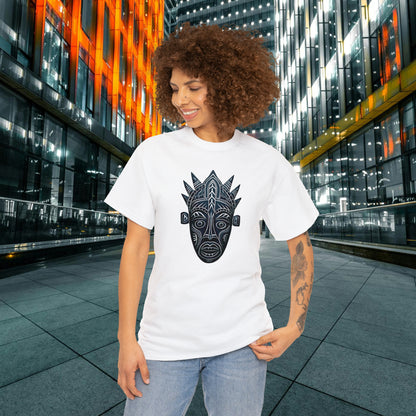 Unisex T-shirt - Art on Apparel with African Mask