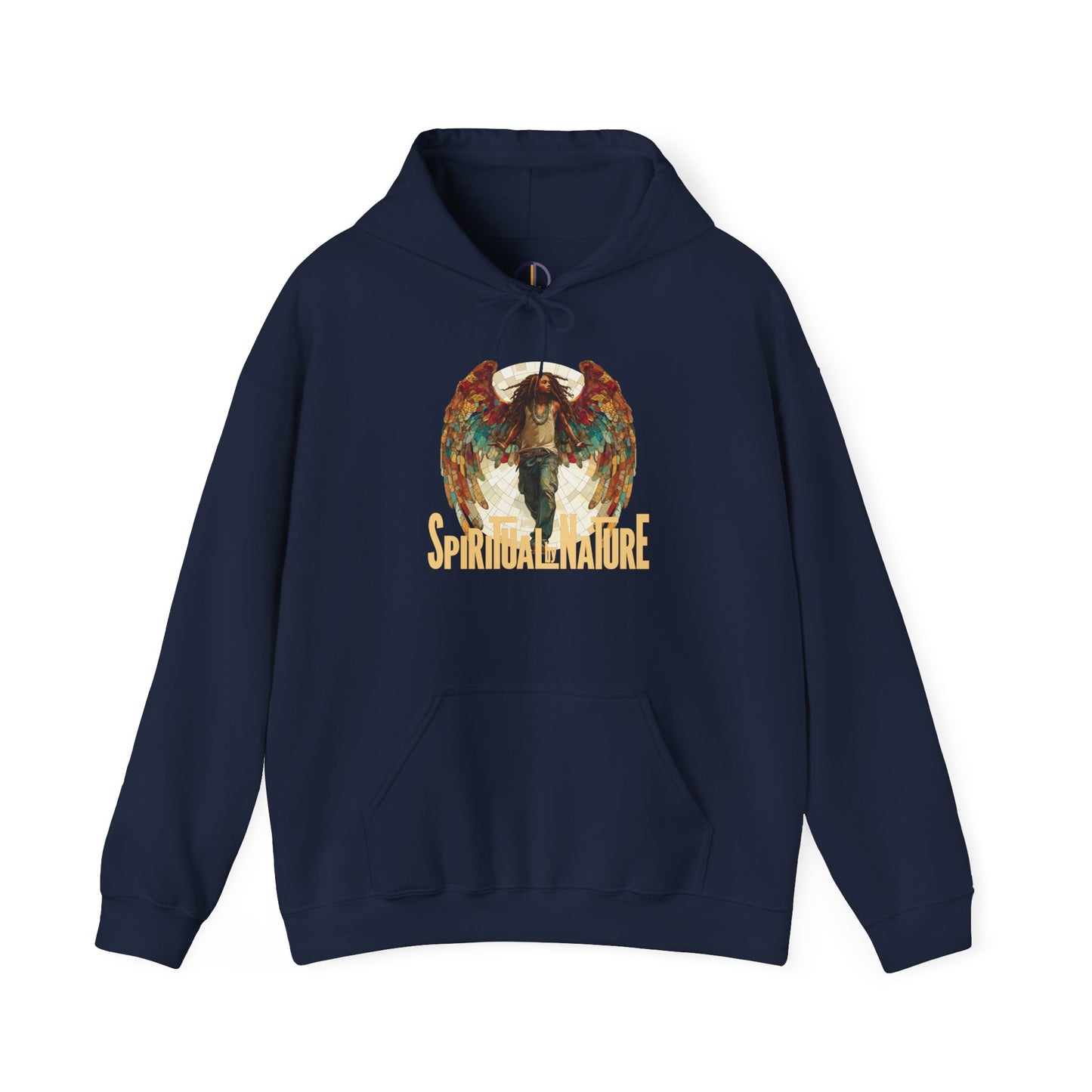 Spiritual By Nature Unisex Hoodie, Dread Lock Angel