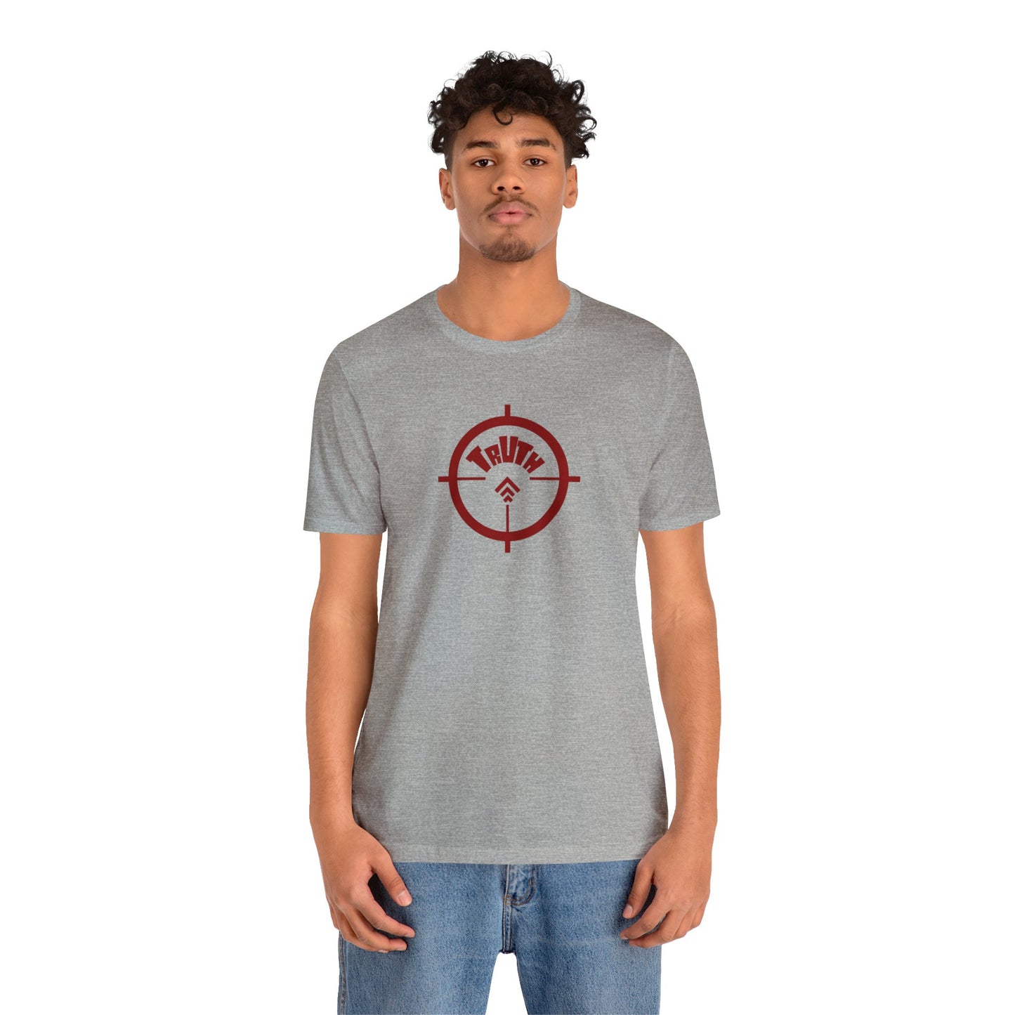 Unisex Cotton T-shirt, Target Truth, Political Message